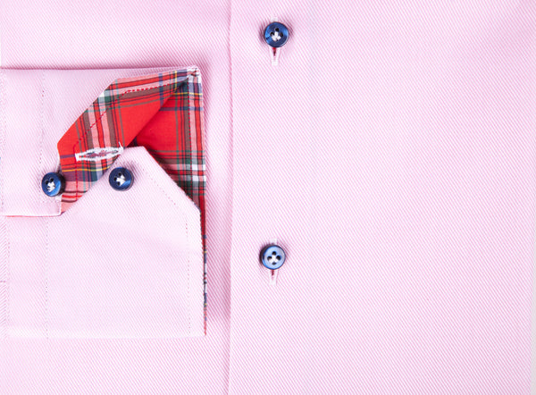 Solid Pink Cotton Twill